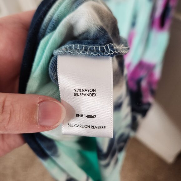 TORRID Comfy Boho Tie Dye Super Soft Culotte Jumpsuit - Picture 7 of 8